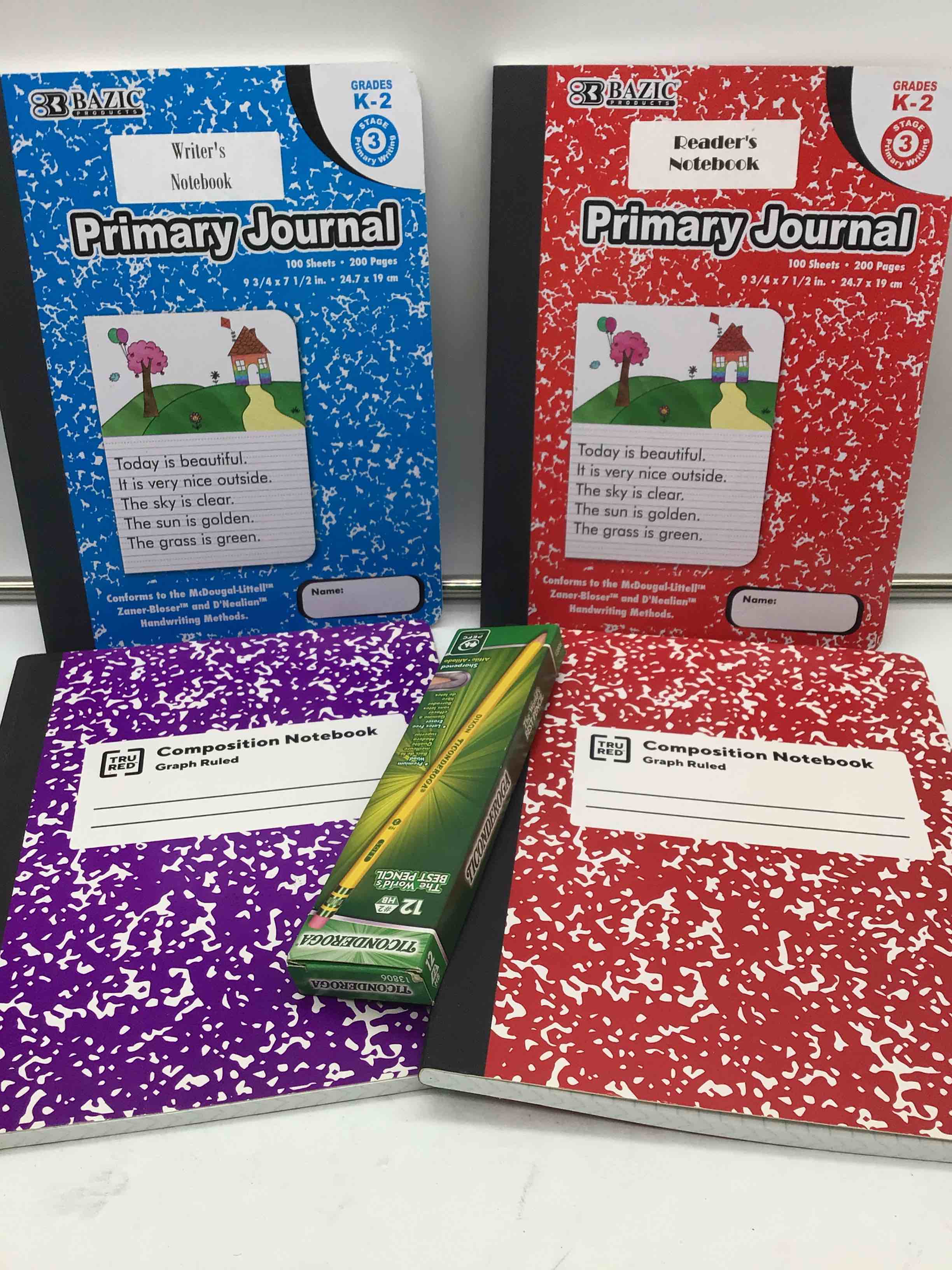Lot of Primary/Composition Graph Book Bundle