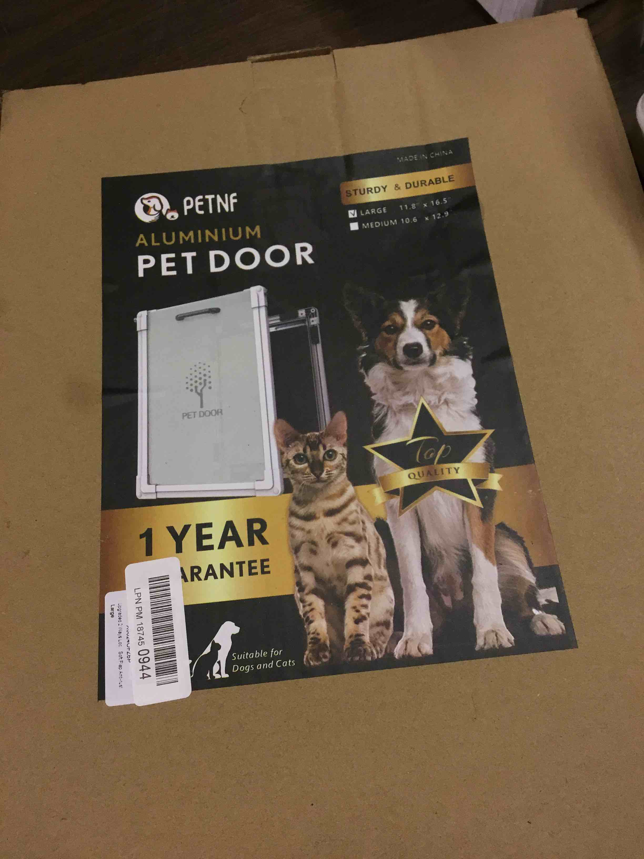 Petnf Aluminum Pet Door 