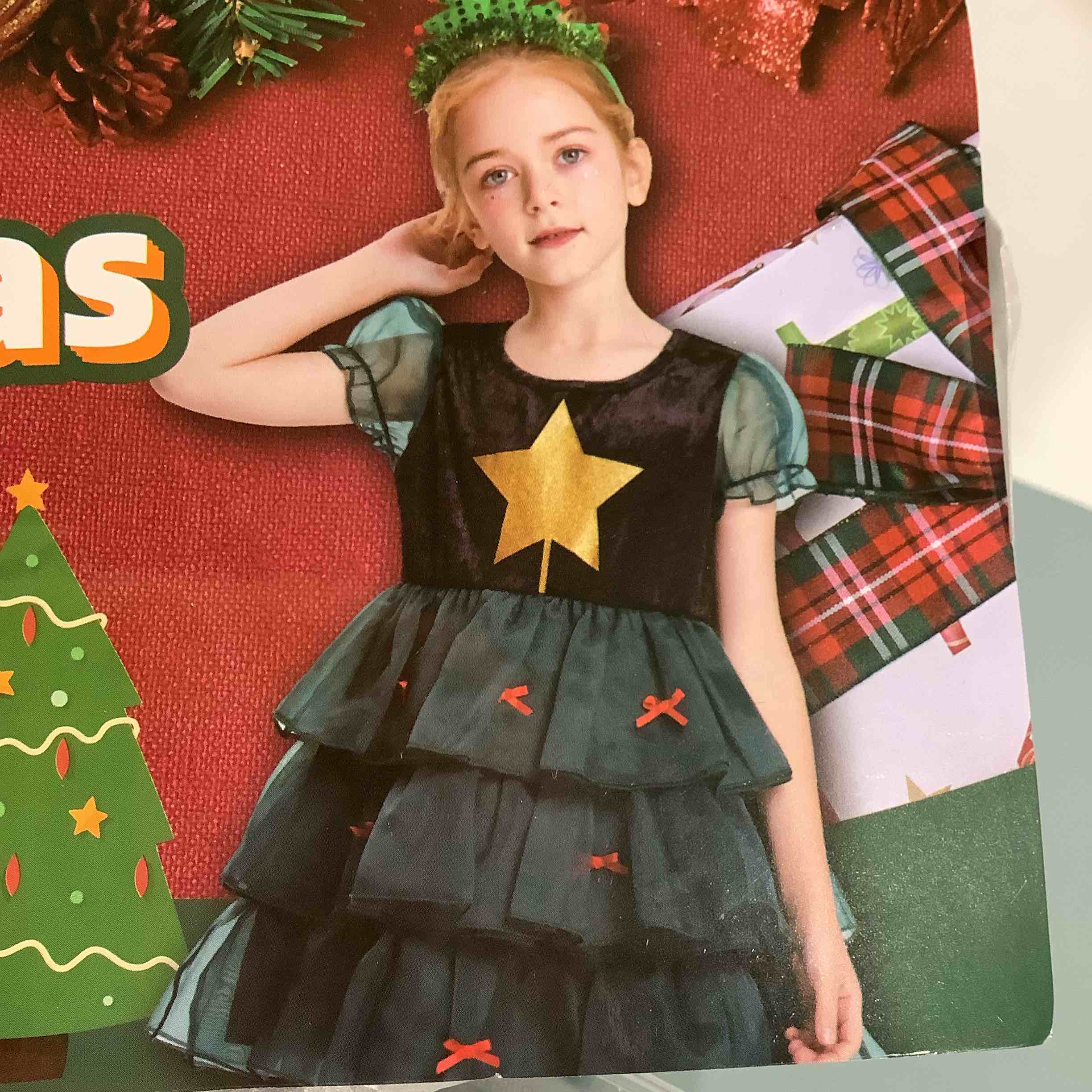 3T-4T GIRLS CHRISTMAS DRESS