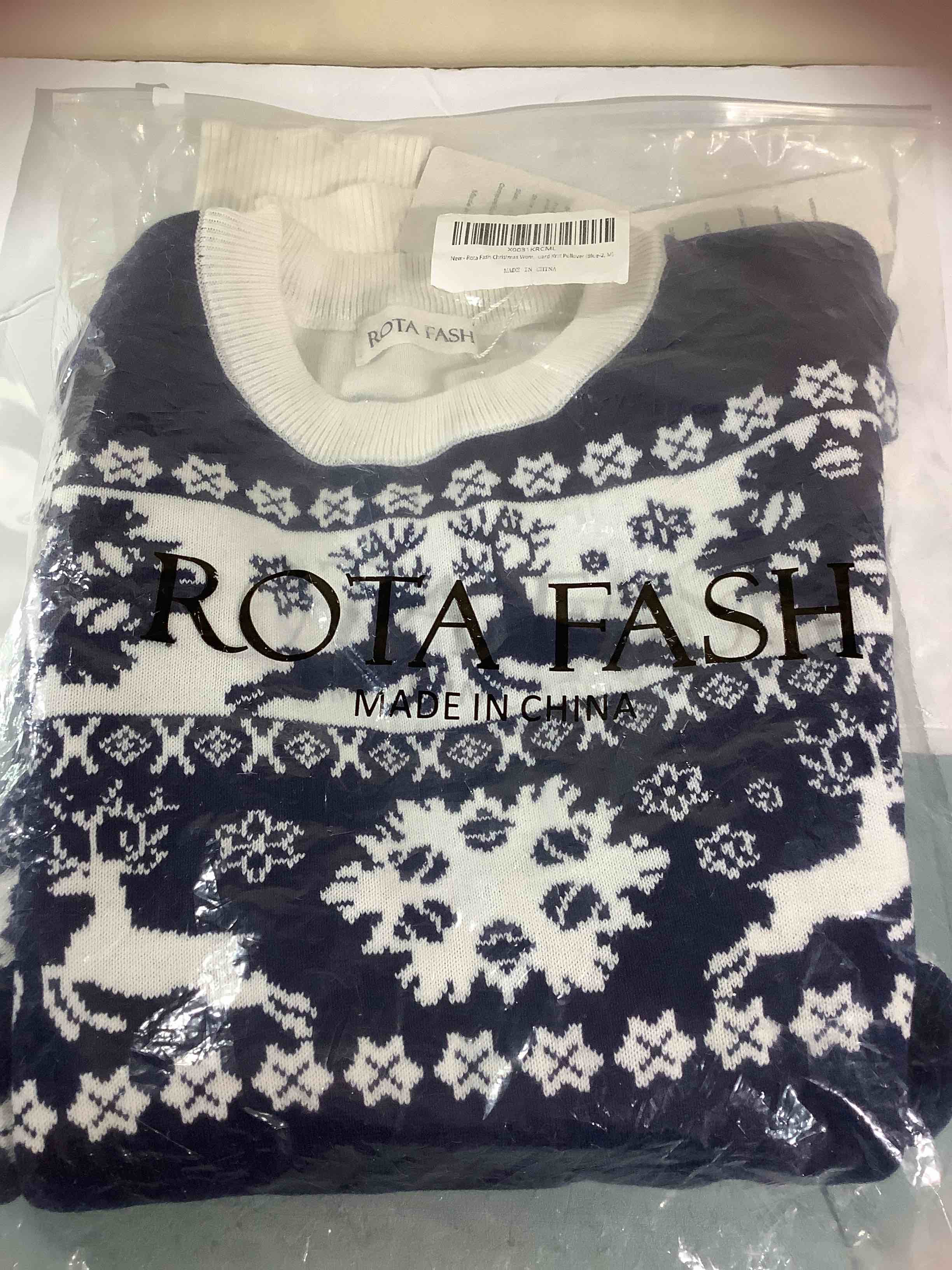 Medium, Rota Fash Christmas Sweater
