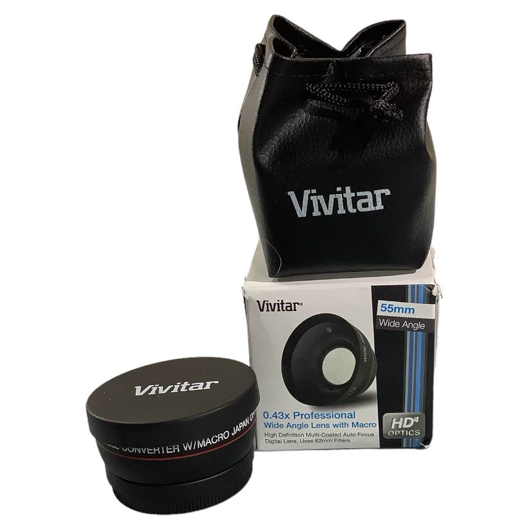 Vivitar Wide Angle Lens 0.43x Professional Wide Angle Lens With Macro (B2)
