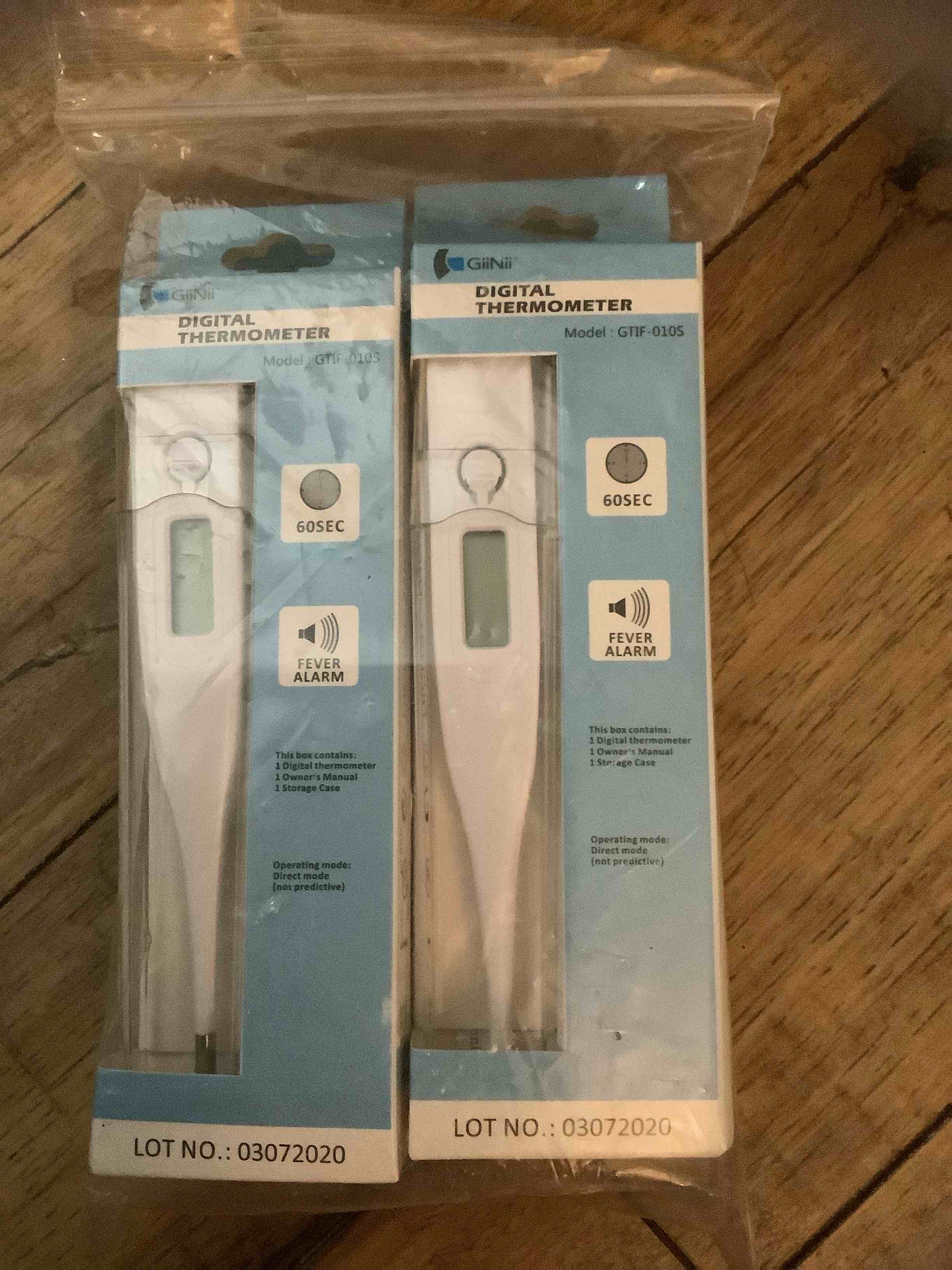 GiiNii GTIF-010S HIGH ACCURACY DIGITAL STICK THERMOMETER W/ALARM SIGNAL 