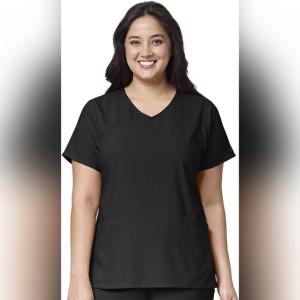 XL, WonderWink Women's Y-Neck Wrap Top
