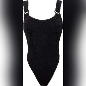 Medium, Cahaya Swimwear High Waisted Slimming Scoop Neck Low Back Swimsuit