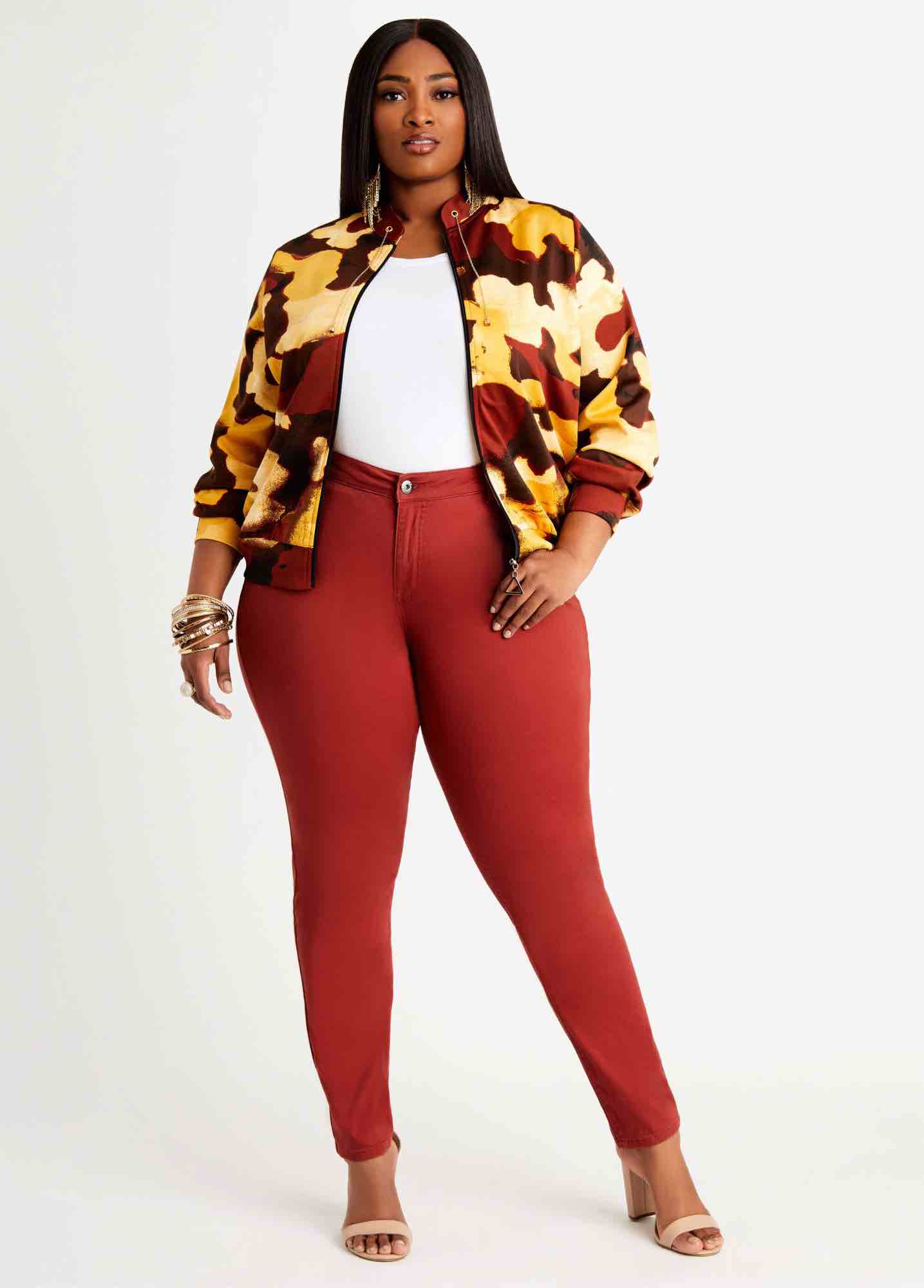 Ashley Stewart Plus Size High Rise Denim Jeggings Size 20