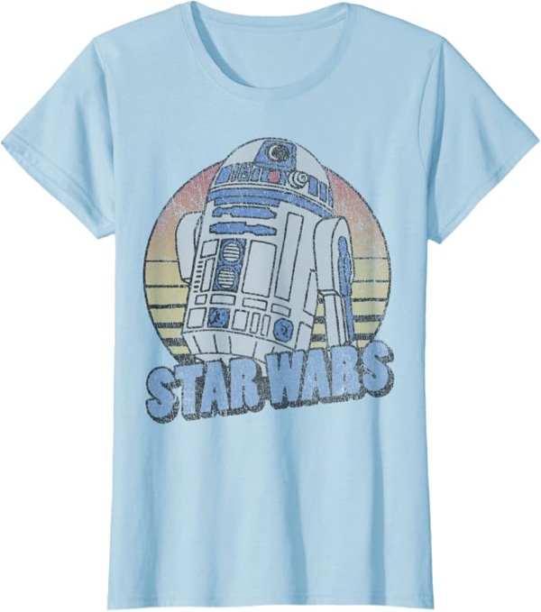 Star Wars R2-D2 Retro Style Portrait T-shirt Women’s Medium