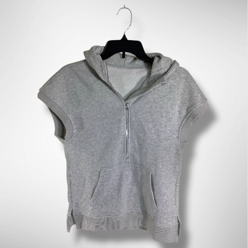 Size 150 (Kids Size 12) Sleeveless zipper Front Hoodie Sweatshirt