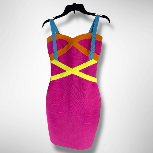 Small, Pink Bodycon Mini Dress