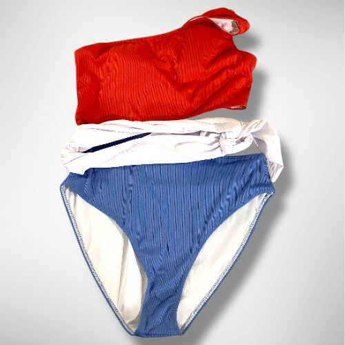 XL, Women's One Piece One Shoulder Cutout Swimsuit