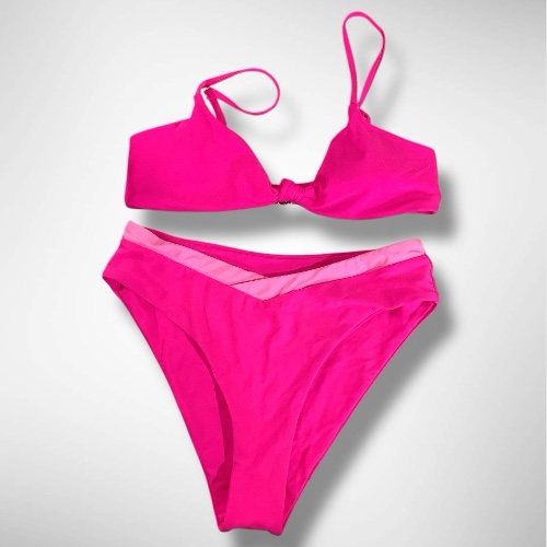 Condition photo showing New/Like New for Medium, Women's 2 Pc High Waist Bikini Swimsuit Set