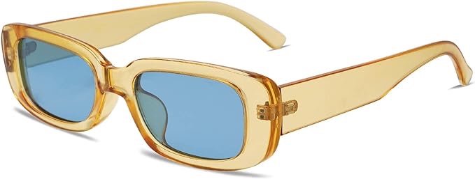 VANLINKER Polarized Rectangle Retro Vintage 90s Sunglasses For Women Rectangular Chunky Glasses ESCAPE