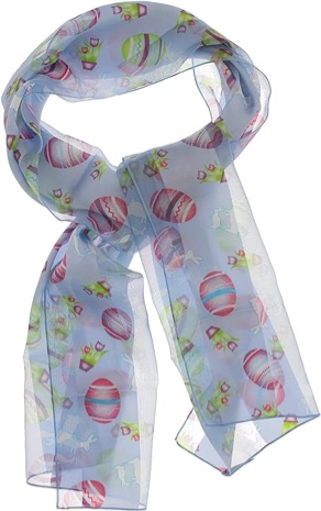 Women's Silky Feel Classic Holiday Scarf, 12"x60", 