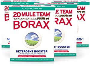 4-Pack 65-Oz 20 Mule Team Borax Detergent Booster & Multi-Purpose Cleaner