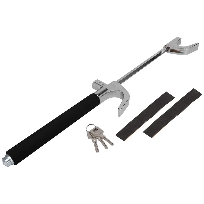 Car Steering Wheel Lock Adjustable Car Security Anti-Theft Device Heavy Duty Steering Wheel Lock Universal