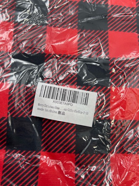 HUBSERUG red Plaid Pillow Covers 18x18,Checkered Pillow,red Pillow Covers,Farmhouse Striped Cushion Cover for Sofa Couch Chair Bed, 18 x 18 Inches,2-10