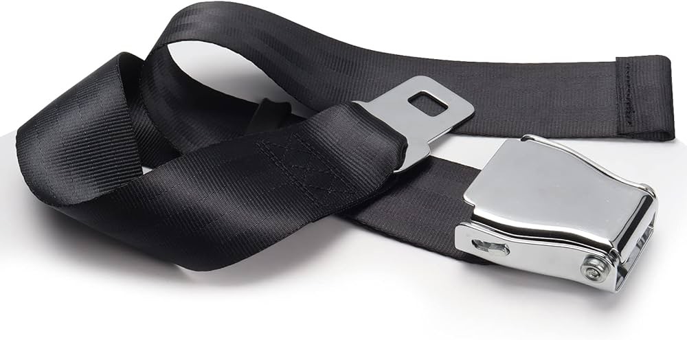 OBTANIM Adjustable 7-43 inches Airplane Seat Belt