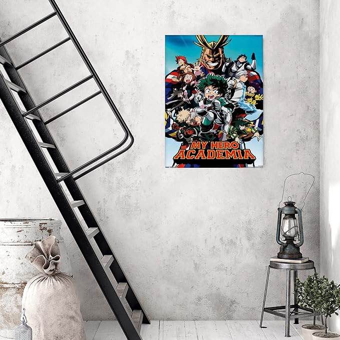 BOLN Poster Prints Wall Decor — Canvas Poster for Bedroom, Office, Room - Wall Decor Gift Frameless Art Abstract Painting (12x18 inches / 30x45cm)