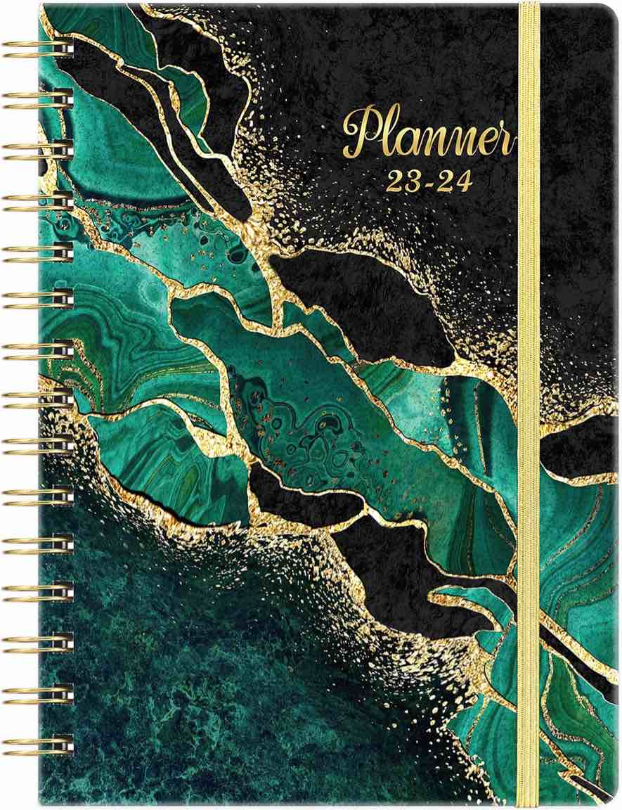 2023-2024 Planner - Weekly Planner 2023-2024 from July 2023 to June 2024, Weekly Monthly Planner 2024, 6" x 8.3", 2023-2024 Planner with Inner Pocket and 12 Monthly Tabs