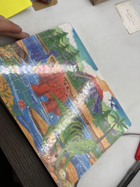 Wooden Puzzle Dinosaur 3 pcs 