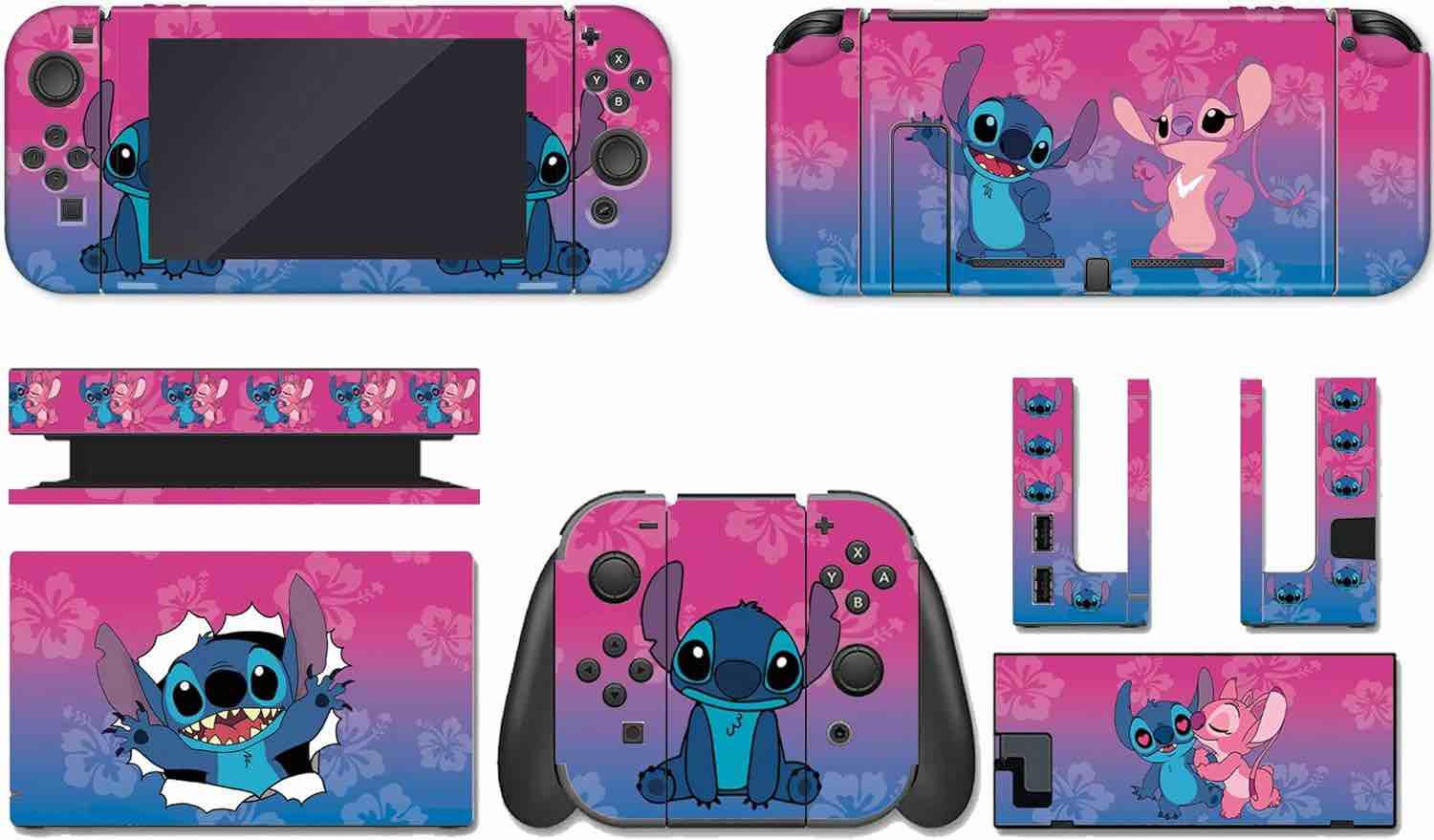 SadSkins Full Wrap Skin for Switch OLED Anime Switch OLED Protector Skin Cover Matte Vinyl Decal Stickers?Only Switch OLED?