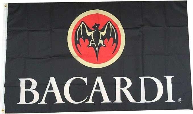 FlyLong Bacardi Rum Flag Banner Alcohol Liquor Bar Man Cave Garage Decor 3x5Feet