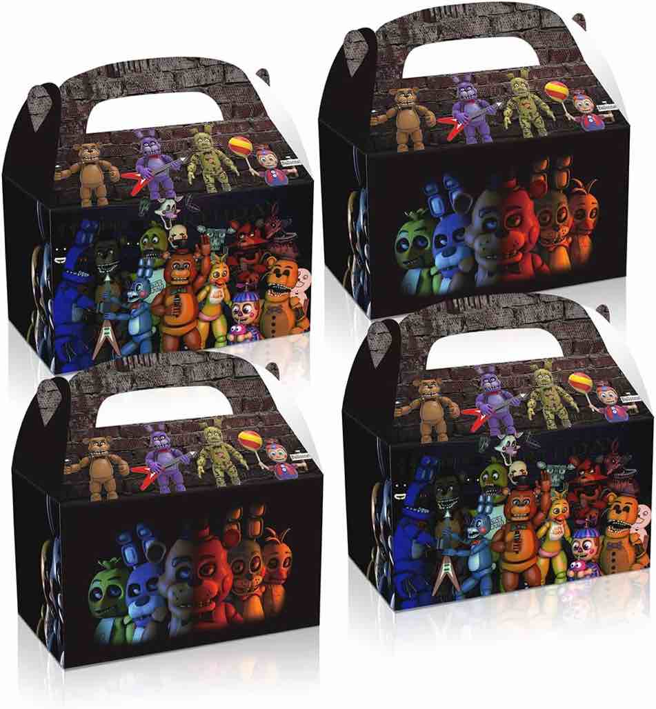 12 Pcs Five Nights at Freddy's Candy Box Gift Box Party Favors for Kid Party Favors Party Supplies