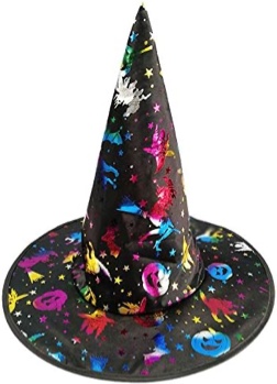 Halloween Accessories Masquerade Witch Hats, Ribbon Wizard Hat, Party Hats Cosplay Costume Party Fancy Dress Décor