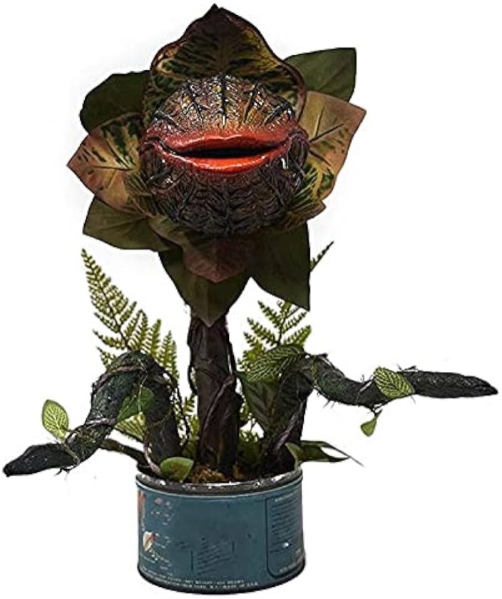 JARPSIRY Horror Piranha Flower Garden Statue Cannibal Plant Figurines Artificial Chompers Corpse Flower Resin Sculpture Halloween Scary Props for Indoor Outdoor Home Decor Patio Lawn Yard Ornaments