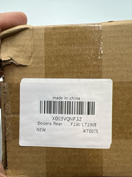 Dosens Rear - F230 LT230E