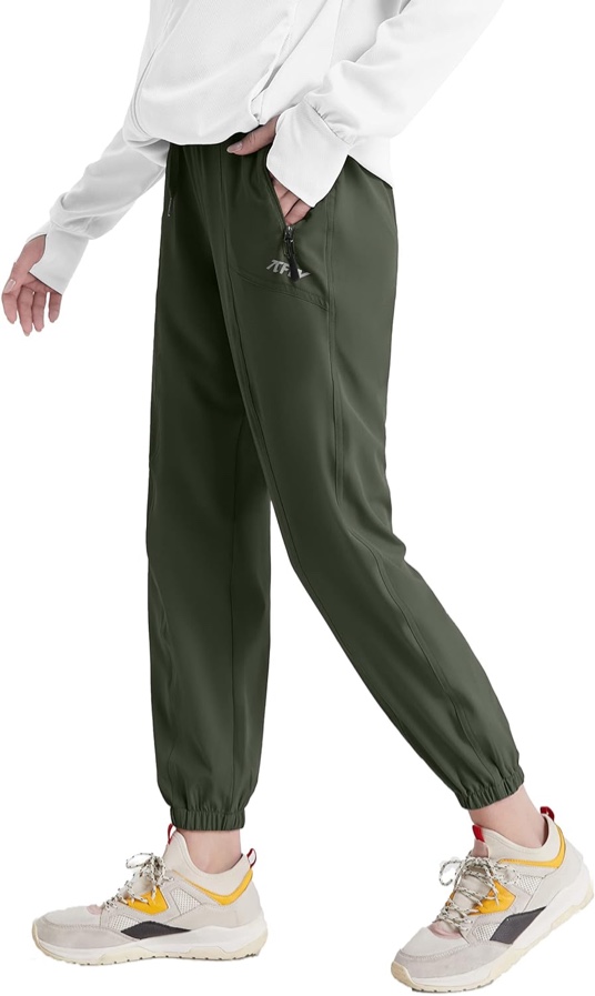 (Medium) TTFLY Women's Hiking Pants Lightweight Quick Dry Breathable Outdoor Trousers for Traveling Jogging and Working Out