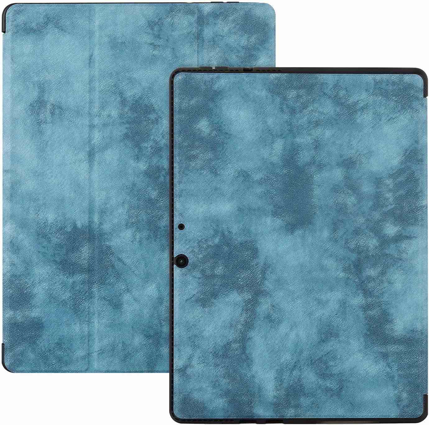 Redluckstar Case for Microsoft Surface Pro 8 PU Leather Protective Cover for Surface Pro 8-13 inch (Surface Pro 8 2021, Blue)
