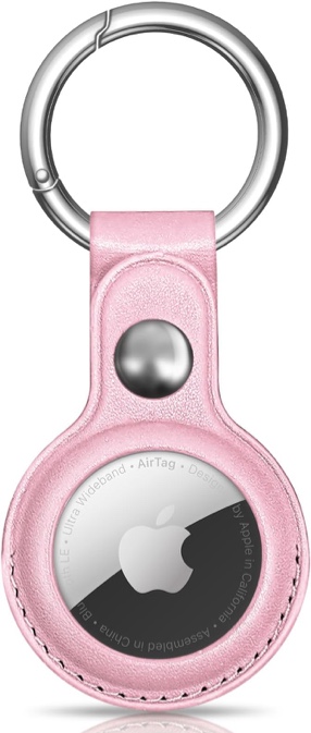 Apple Airtag Holder Pink