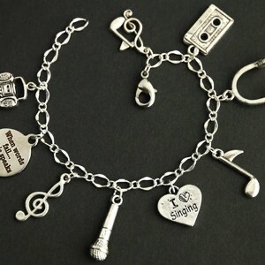 Gold Singer Bracelet with Jewelry for Fans (Style 197)