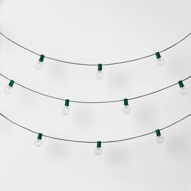 20ct Incandescent G40 String Lights with Green Wire - Wondershop™
