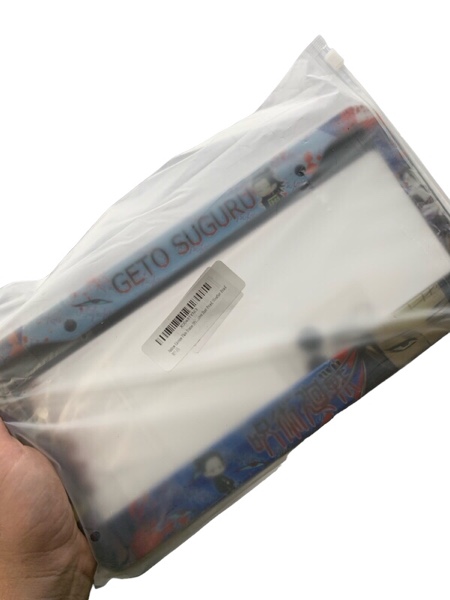 Anime License Plate Frame 2PCS Anime Car Accessories 12.2x6.3 1 Pack Universal US Car Black License Plate Cover.Rust-Proof, Weather-Proof