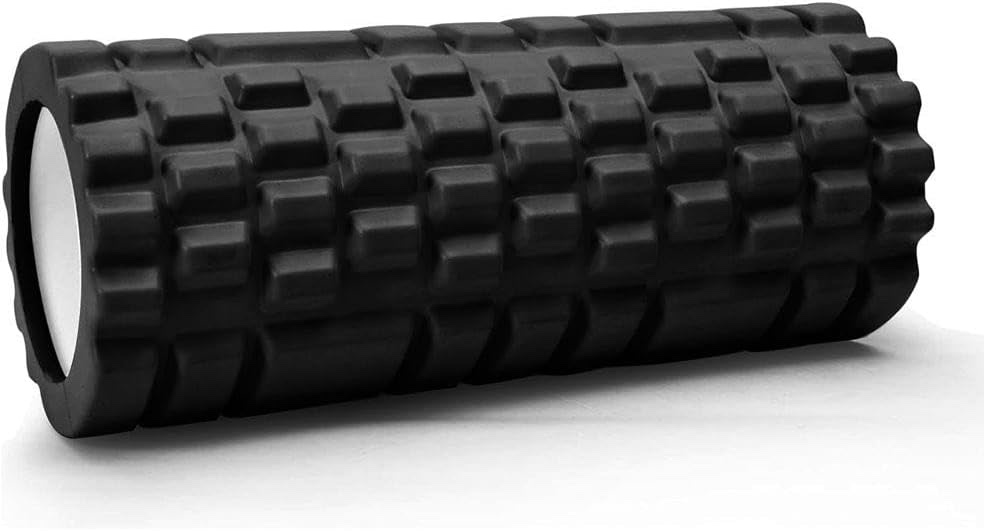 Relieve tension and improve mobility with our foam roller for legs and muscles - the perfect tool for deep tissue massage and recovery - choose from our wide range of foam rollers (Black)