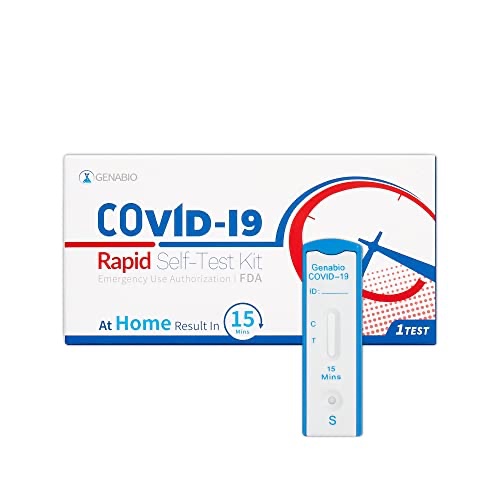 COVID-19 Rapid Self-Test Kit 15 Minute Results, Non-Invasive Short Nasal Swab, Easy to Use, Reimbursable by Most Payers (1 Pack Pallet)