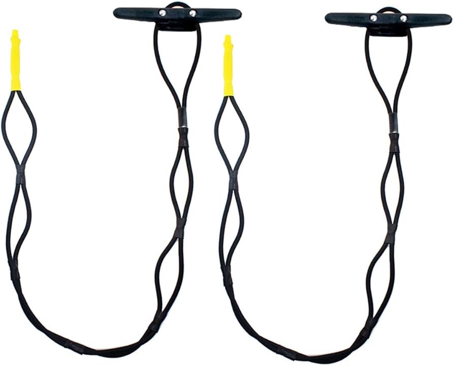 Boaton Boat Bungee Dock Lines, Quick and Easy Tying Boat Together Or Rafting, Perfect for Temporary Docking, Adjustable Fender Lines