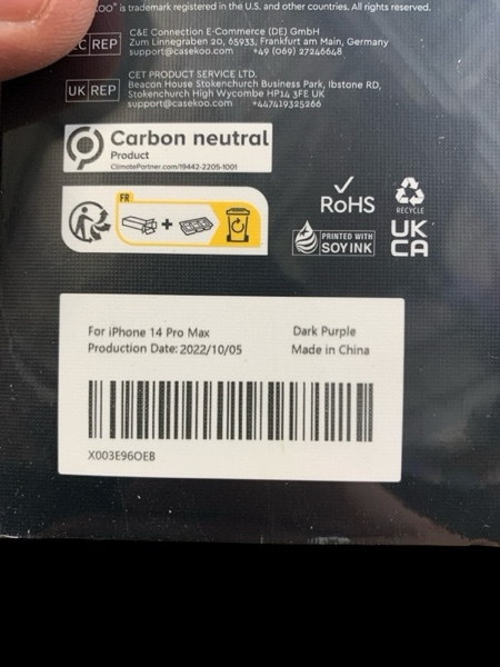 For iPhone 14 Pro Max Dark Purple