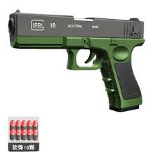 Gun Toy Kids, Continuous Shooting Gun with Accessories, Educational Toy Gun for Kids 8 9 10+ Years for Christmas Birthday New Year Gift (Green)