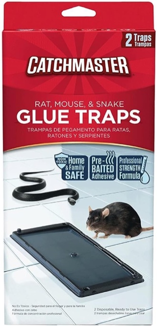 Catchmaster 402 Baited Rat, Mouse, and Snake Professional Glue Traps