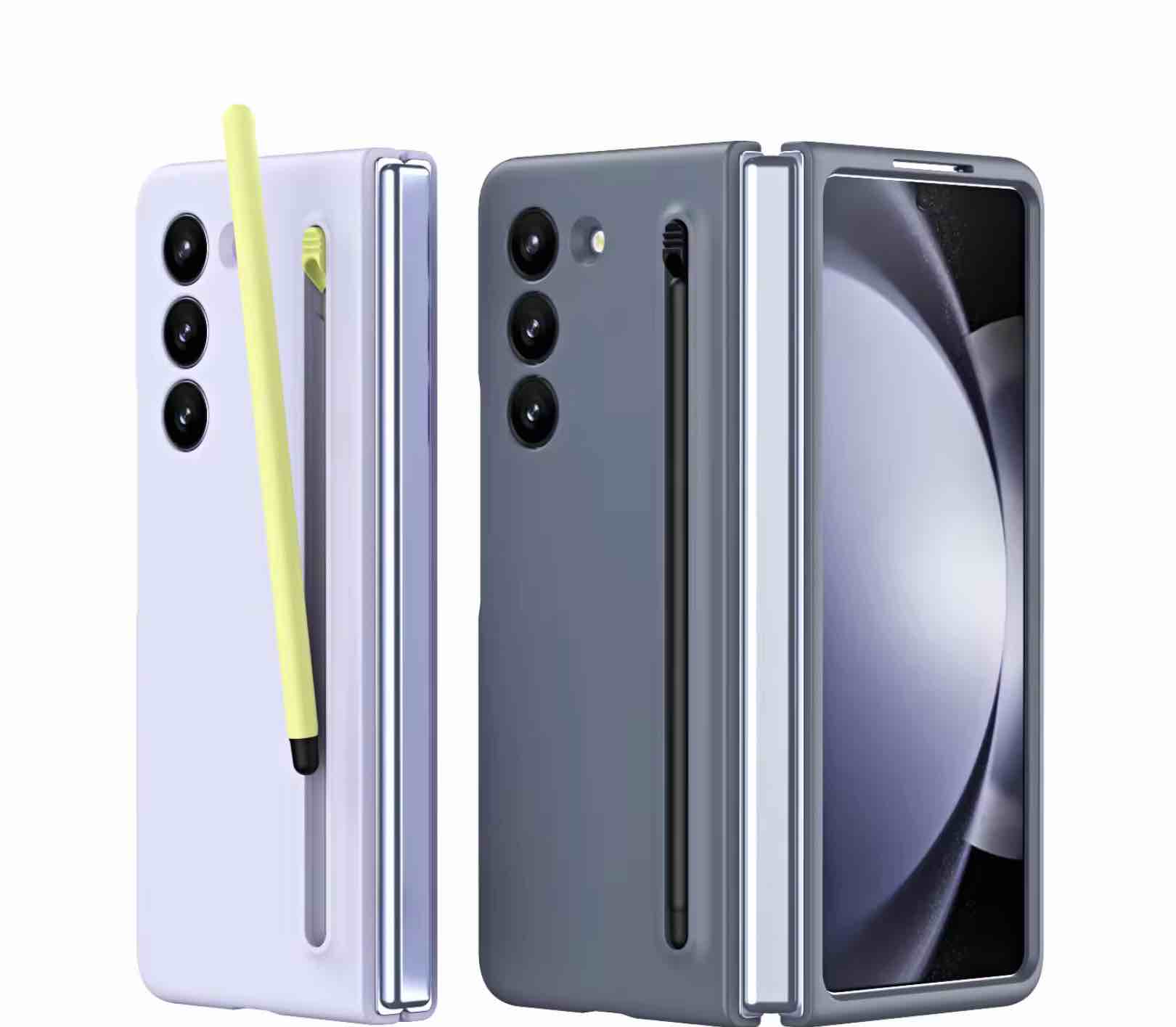 Ultra Slim Cover with Front Protector and Pen for Samsung Galaxy Z Fold 5 