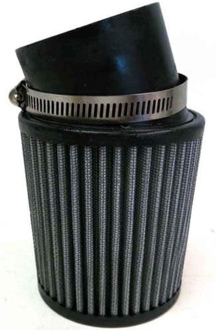 Angled Air Filter with Accessories (Black)