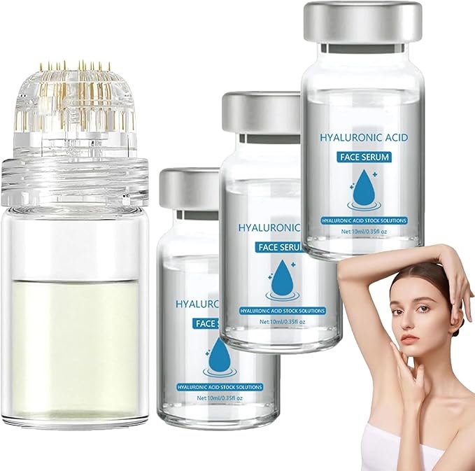 Gla-mory Micro Infusion System for Lips and Face with Serum for All Skin Types (3 Pack)