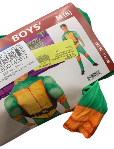 Teenage Mutant Ninja Turtles Kids Michaelangelo Costume Officially licensed Medium