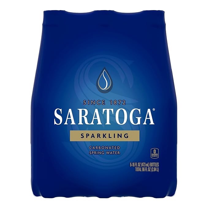 Saratoga Sparkling Spring Water Bottle