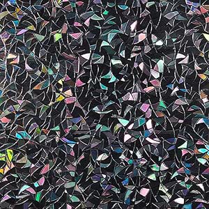 Finnez Blackout Window Film Rainbow Privacy Film 3D No Glue Glass Sticker for Glass Door Home and Office Heat Control Anti UV 17.5 x 157.4 inches
