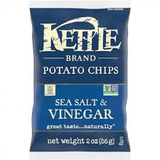 KETTLE CHIPS SLT&VIN 2OZ - 2 ct. of BOX/6