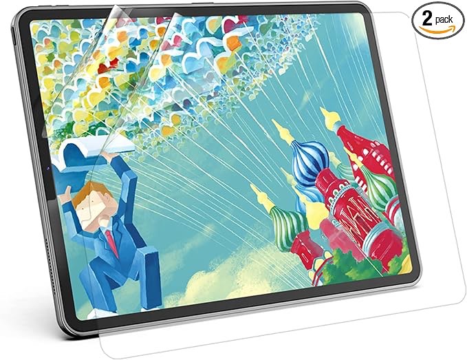 Paperfeel Screen Protector for iPad Pro 11 Inch, iPad Air 5/4 (10.9-Inch, 5th/4th Generation), XIRON Matte PET Screen Protector for Writing and Drawing, Anti-Glare Film
