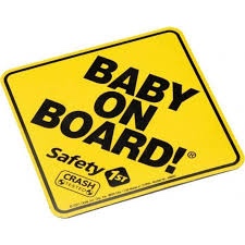 Safety 1st Foam Baby On Board and Mom-To-Be Sign Board